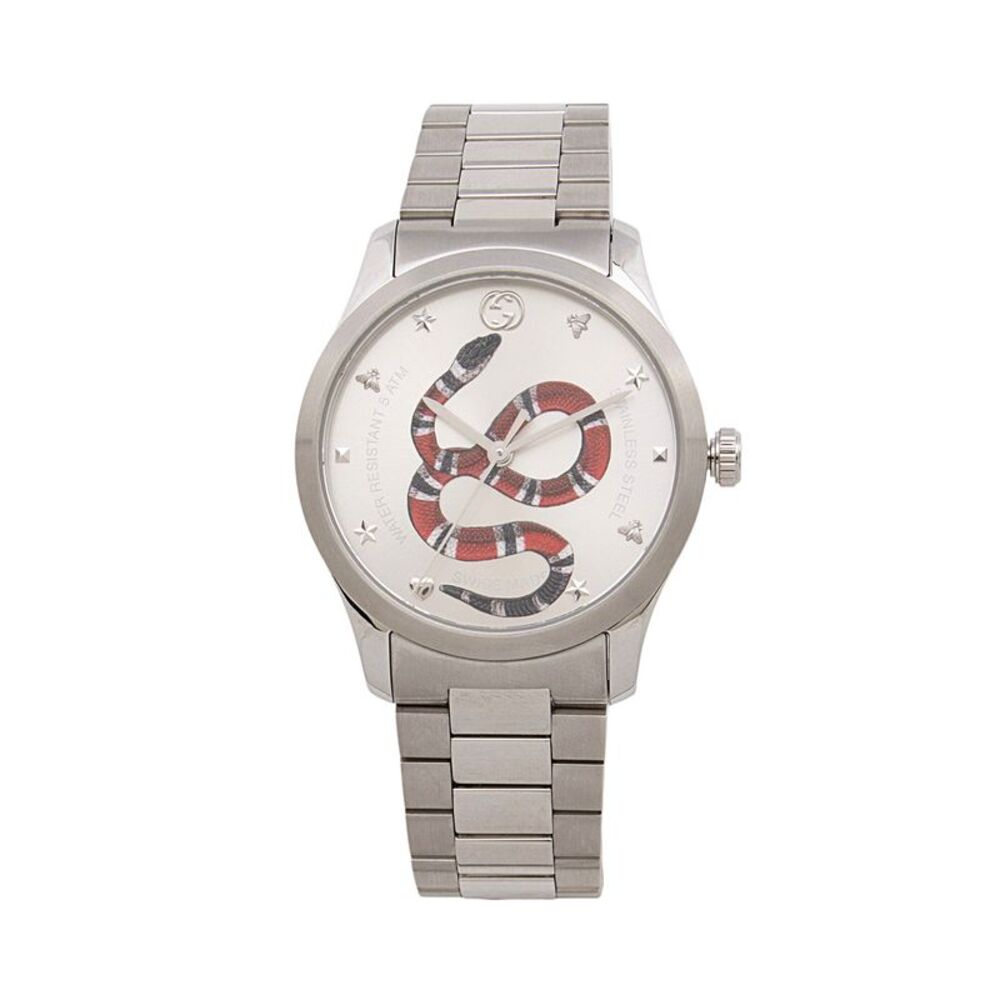 Gucci Stainless Steel King Snake G Timeless Watch